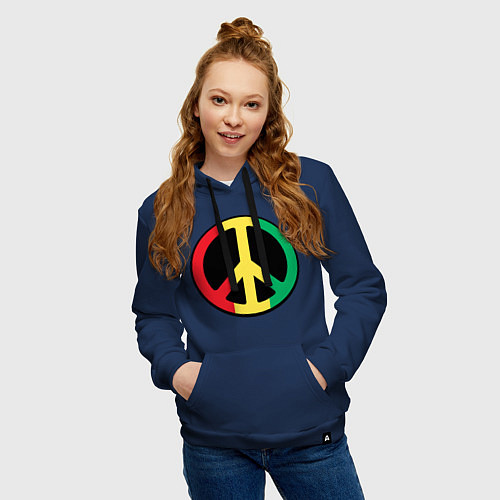 Женская толстовка-худи Pacific jamaica / Тёмно-синий – фото 3