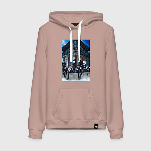 Женская толстовка-худи Stray Kids Thunderous / Пыльно-розовый – фото 1
