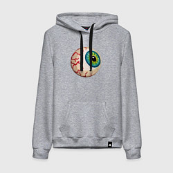 Женская толстовка-худи Глаз зомби