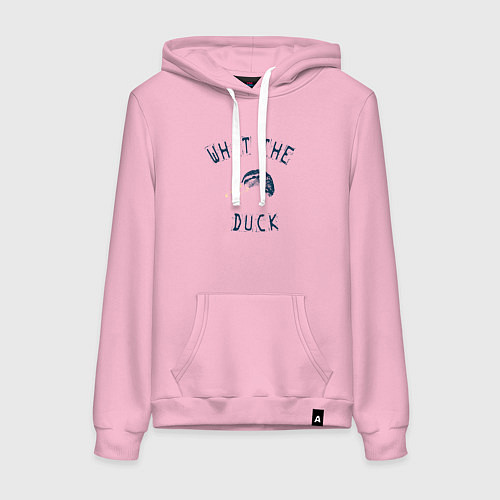 Женская толстовка-худи Что за Утка? / Светло-розовый – фото 1