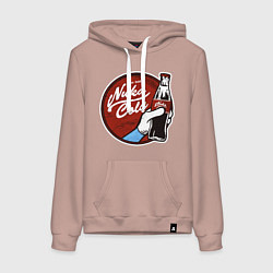 Женская толстовка-худи Nuka cola sticker