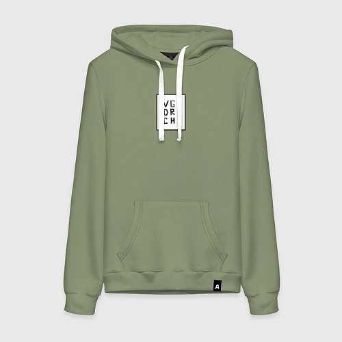 Женская толстовка-худи VGDRCH / Авокадо – фото 1