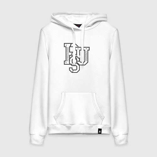 Женская толстовка-худи PetrSU / Белый – фото 1