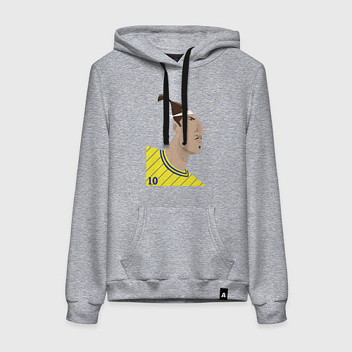 Женская толстовка-худи Златан / Меланж – фото 1