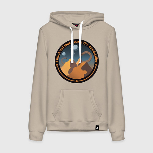 Женская толстовка-худи Шаи-Хулуд / Миндальный – фото 1