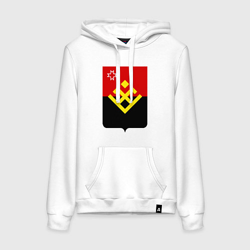 Женская толстовка-худи Малая Пурга / Белый – фото 1