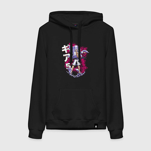 Женская толстовка-худи Luffy gear 5 / Черный – фото 1