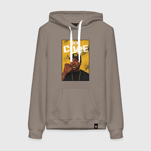 Женская толстовка-худи Ice Сube / Утренний латте – фото 1