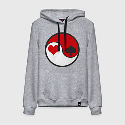 Женская толстовка-худи Любовь и вожделение