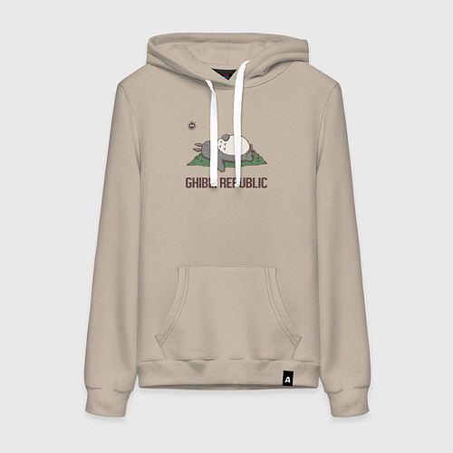 Женская толстовка-худи Ghibli republic / Миндальный – фото 1