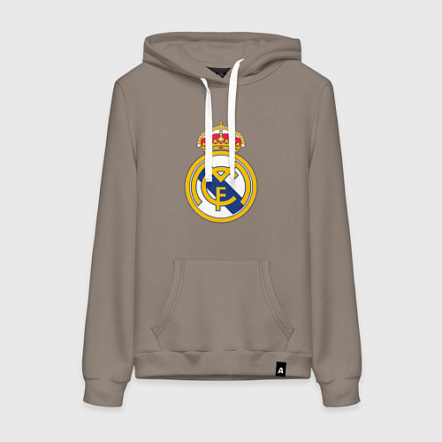 Женская толстовка-худи Real madrid fc sport / Утренний латте – фото 1