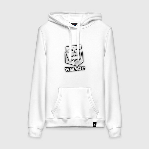 Женская толстовка-худи Waaagh / Белый – фото 1