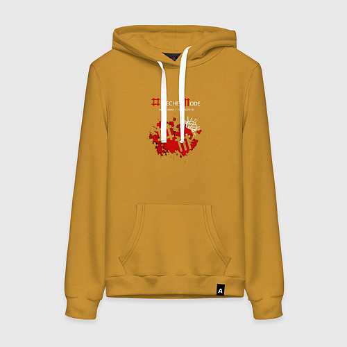 Женская толстовка-худи Depeche Mode - Miles Away / Горчичный – фото 1