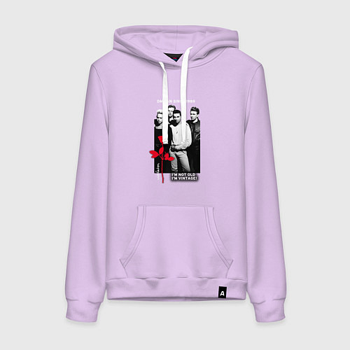 Женская толстовка-худи Depeche Mode - Im vintage rose / Лаванда – фото 1