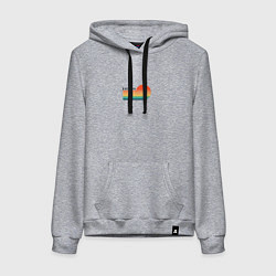 Женская толстовка-худи Казать ретро