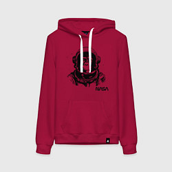 Женская толстовка-худи Астронавт обезьяна nasa