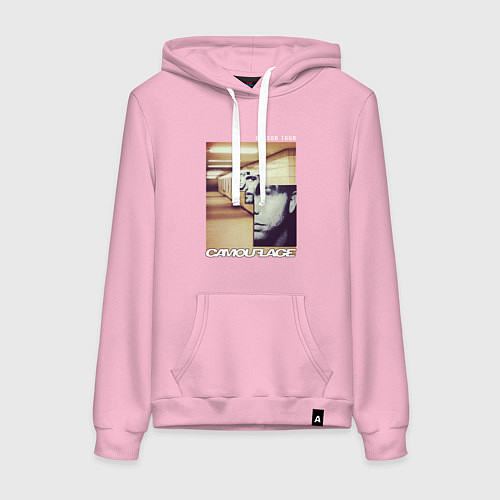 Женская толстовка-худи Camouflage - Sensor tour 2003 / Светло-розовый – фото 1