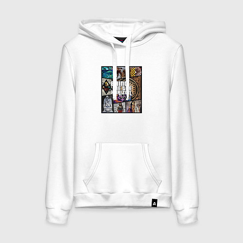 Женская толстовка-худи Bring Me the Horizon - music / Белый – фото 1