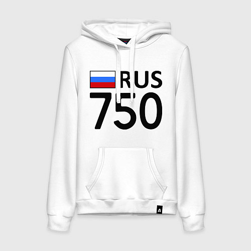 Женская толстовка-худи RUS 750 / Белый – фото 1