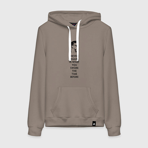 Женская толстовка-худи Depeche Mode - Never again / Утренний латте – фото 1