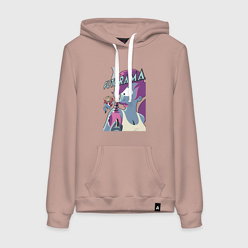 Женская толстовка-худи Лила и Фрай / Пыльно-розовый – фото 1