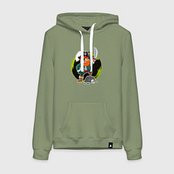 Женская толстовка-худи Мультяшный пират