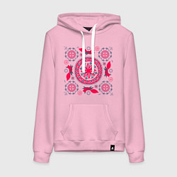 Женская толстовка-худи Солярные знаки и белки символы круговорота