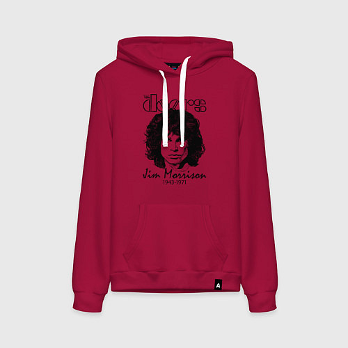 Женская толстовка-худи The Doors Jim Morrison / Маджента – фото 1