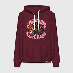 Женская толстовка-худи Kawaii Russians