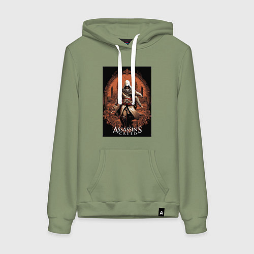 Женская толстовка-худи Assassins creed древний Рим / Авокадо – фото 1
