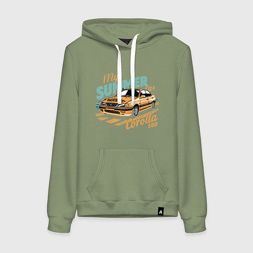 Женская толстовка-худи My Summer Car Toyota Corolla / Авокадо – фото 1