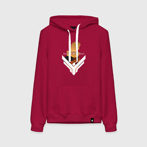 Женская толстовка-худи House Arteides - Dune / Маджента – фото 1