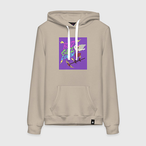 Женская толстовка-худи Плохие девушки / Миндальный – фото 1