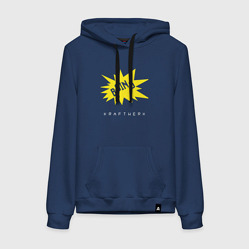 Женская толстовка-худи Kraftwerk - Boing / Тёмно-синий – фото 1