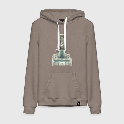 Женская толстовка-худи Bloodborne - Миколаш, Хозяин кошмара / Утренний латте – фото 1