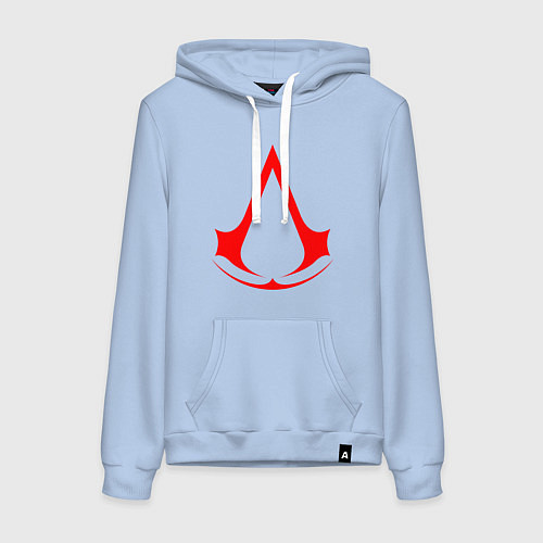 Женская толстовка-худи Red logo of assassins / Мягкое небо – фото 1