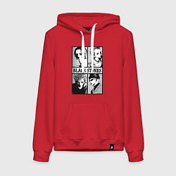 Толстовка-худи хлопковая женская Нана Осаки, цвет: красный