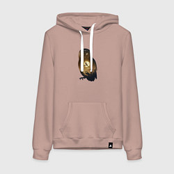 Женская толстовка-худи Лунная совушка