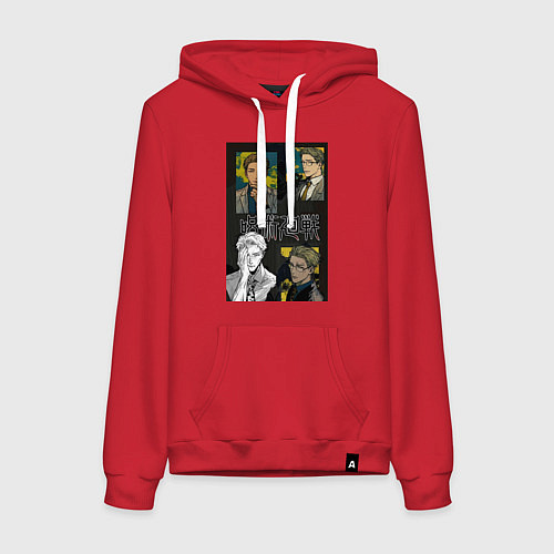 Женская толстовка-худи Магическая битва Кэнто Нанами работник / Красный – фото 1