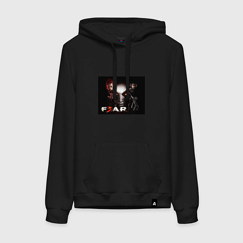 Женская толстовка-худи Игра Fear главные герои / Черный – фото 1