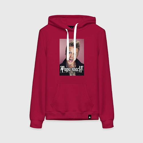 Женская толстовка-худи Papa Roach - Jacoby Shaddix / Маджента – фото 1