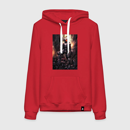 Женская толстовка-худи Убийца гоблинов рыцарь / Красный – фото 1