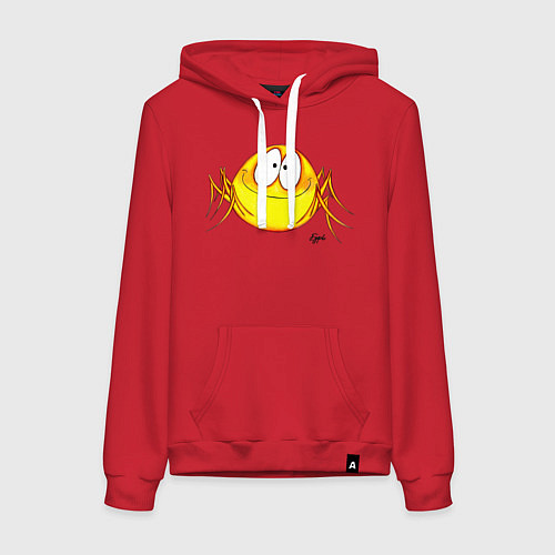 Женская толстовка-худи Граф Фон Компот / Красный – фото 1