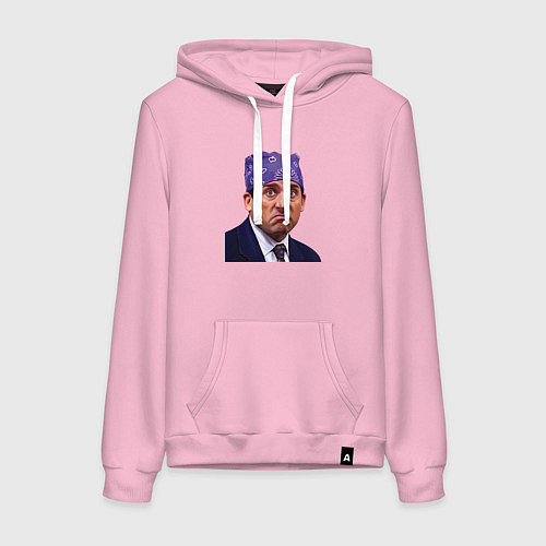 Женская толстовка-худи Prison mike Michael Scott офис / Светло-розовый – фото 1
