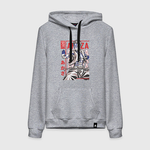 Женская толстовка-худи Клинок рассекающий демонов Акадза 3 Высшая Луна / Меланж – фото 1