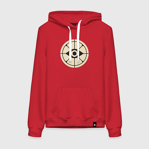 Женская толстовка-худи Глаз в прицеле deadlock / Красный – фото 1