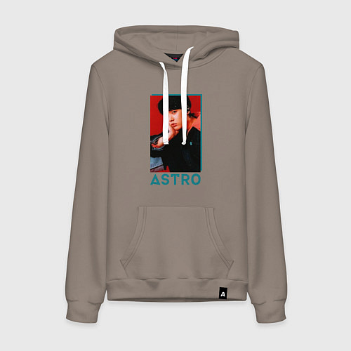 Женская толстовка-худи Astro Юн Сан Ха / Утренний латте – фото 1