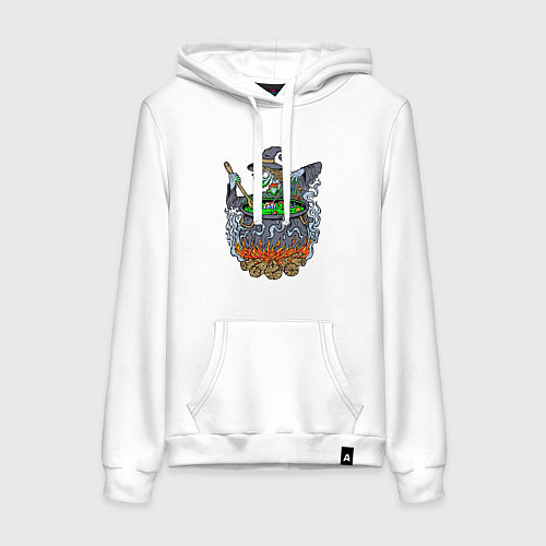Женская толстовка-худи Ведьмино зелье / Белый – фото 1