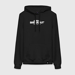 Толстовка-худи хлопковая женская Arena breakout infinite, цвет: черный