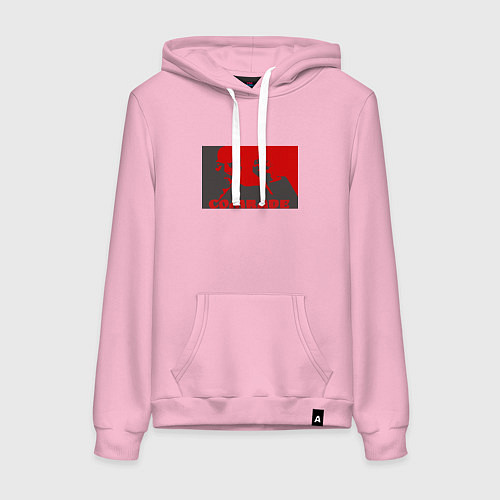Женская толстовка-худи Comrade / Светло-розовый – фото 1
